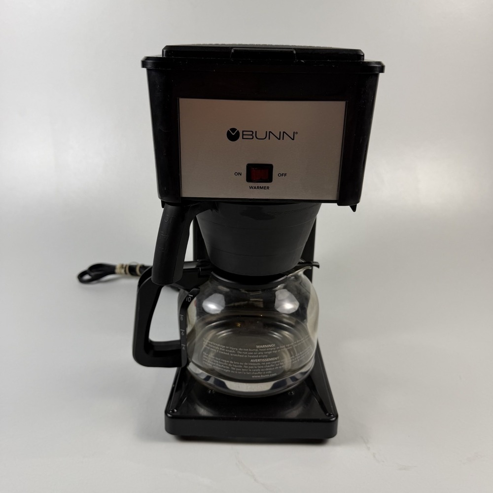 BUNN Speed Brew Classic 10-Cup Coffee Maker Drip w Carafe GRX-B GR Black